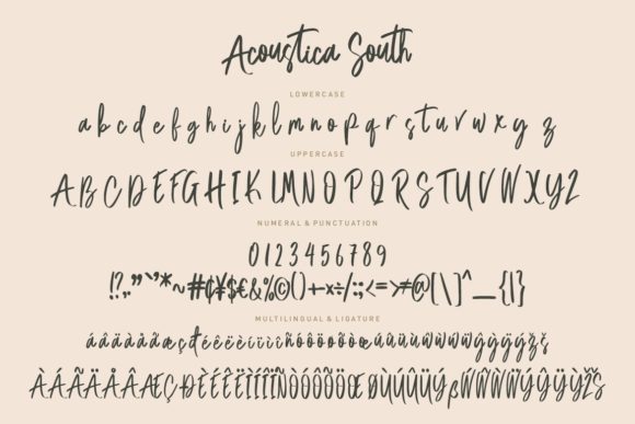 Acoustica South Font - Preview 6