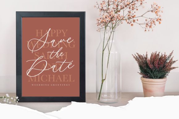 Camila Raindrop Font - Preview 3