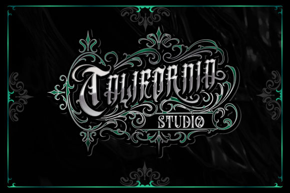 Greenbull Font PNG with transparent background - Preview 1