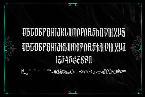 Greenbull Font PNG with transparent background - Preview 4