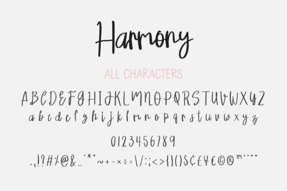 Harmony Font - Preview 2