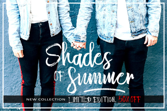 Lovers Brush Font PNG with transparent background - Preview 4
