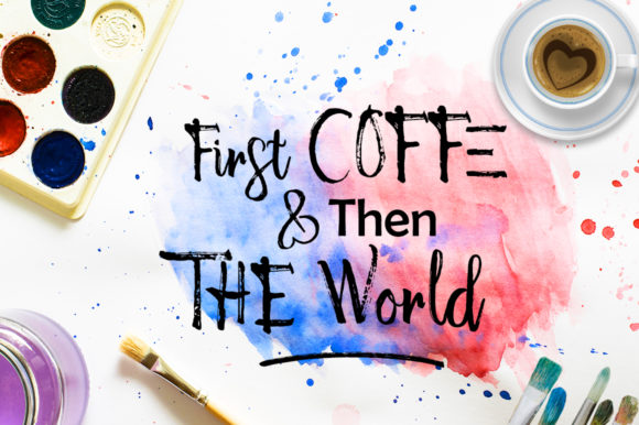 Lovers Brush Font PNG with transparent background - Preview 5