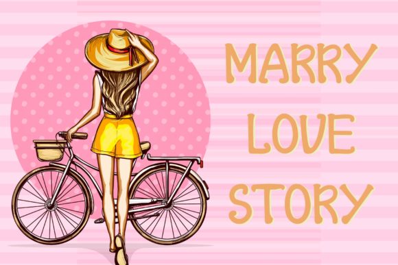 Marry Qween Font font preview - 2