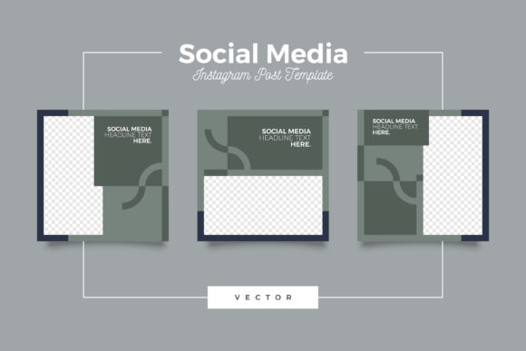 Minimalist Instagram Post Template Eps Graphics