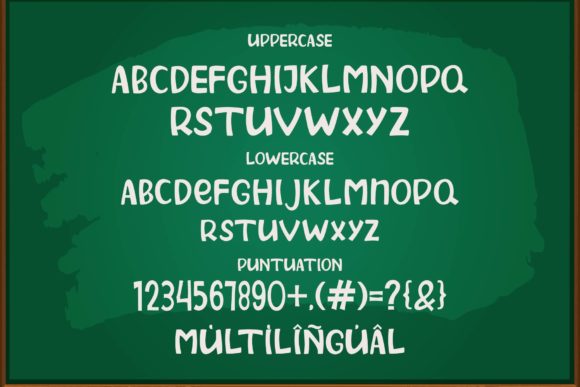 Princess Unicorn Font PNG with transparent background - Preview 3
