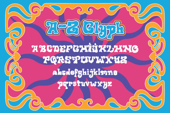 Retro Wave Font font preview - 1