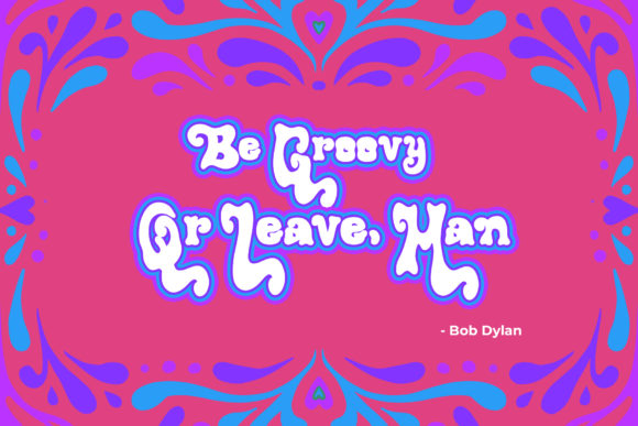 Retro Wave Font font preview - 6