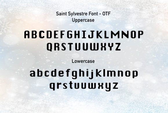 Saint Sylvestre Font PNG with transparent background - Preview 2