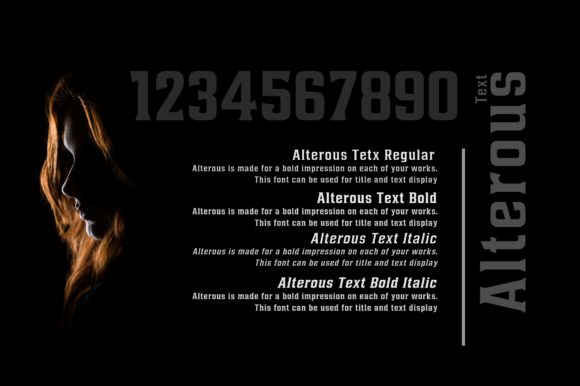 Alterous Font - Preview 1