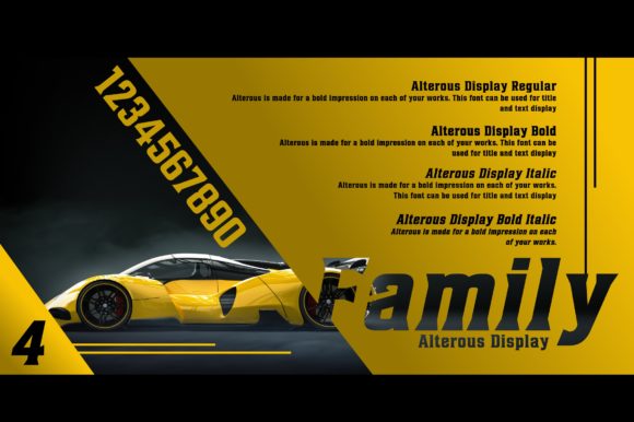 Alterous Font - Preview 1