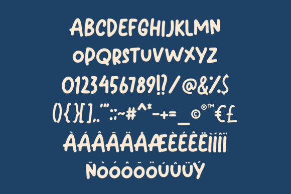 Blue Cirrus Font - Preview 6