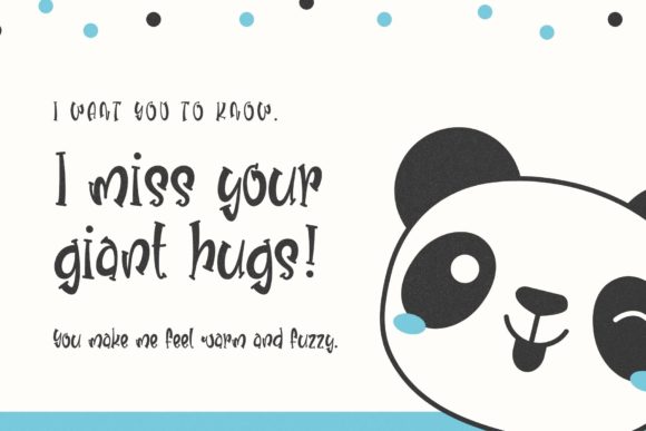 Bunny Wishing Memo Font - Preview 5