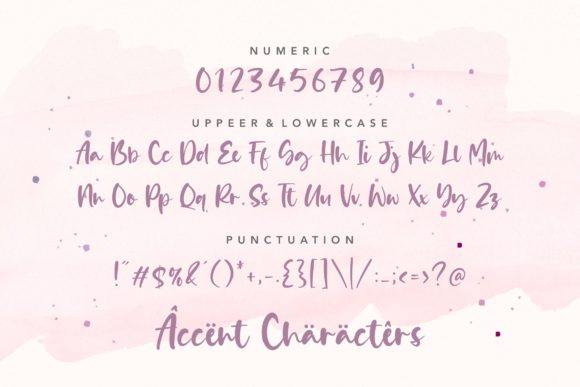 Daily Feather Font PNG with transparent background - Preview 5