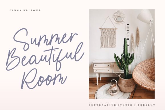 Fancy Delight Font - Preview 1