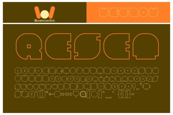 Helmet Font PNG with transparent background - Preview 3