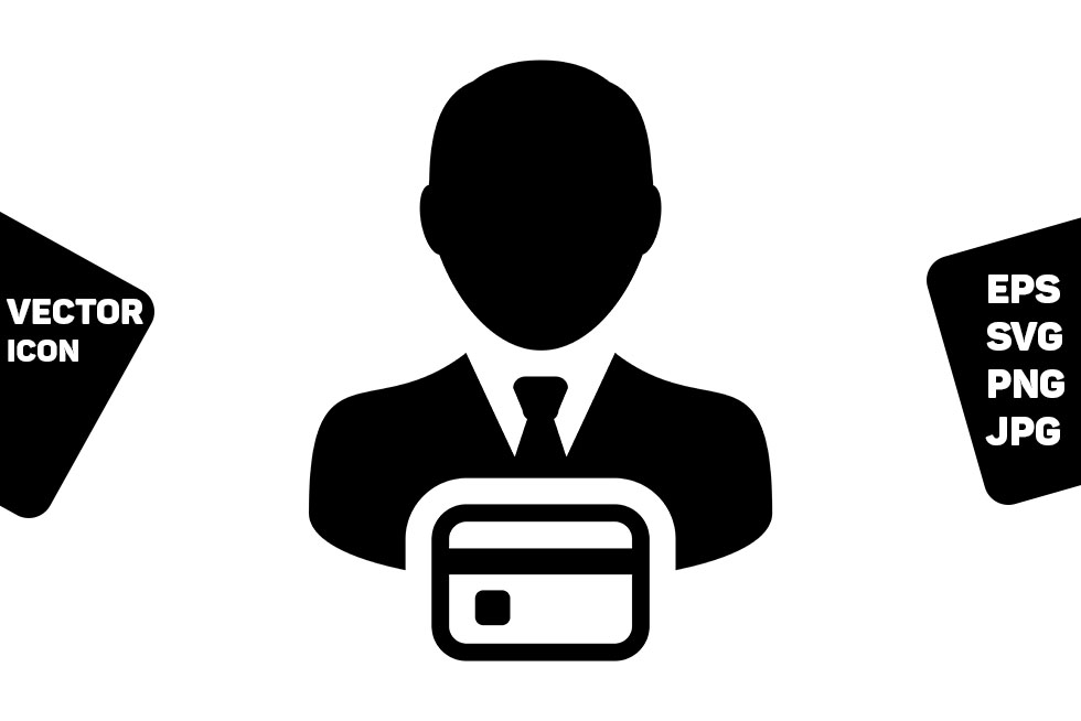 Payment Icon Vector Male User Person Graphic by TukTuk Design ...
