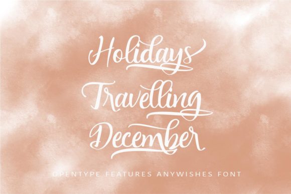 Any Wishes Font - Preview 1