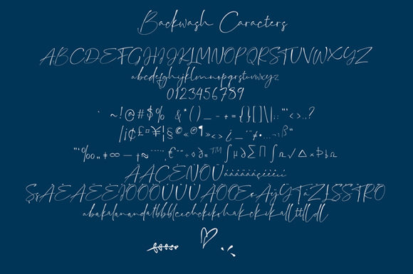 Backwash Font - Preview 2