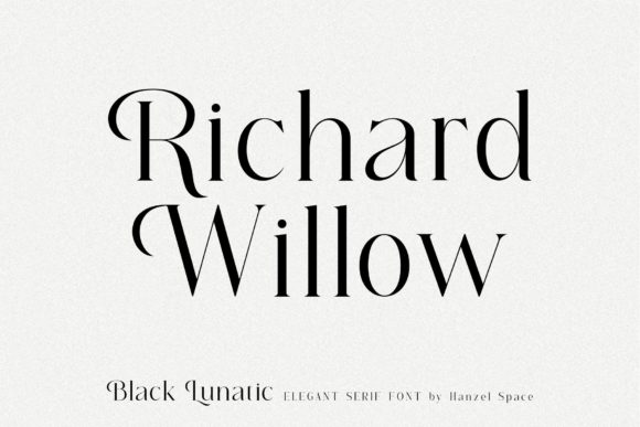 Black Lunatic Font - Preview 1