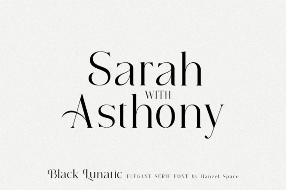 Black Lunatic Font - Preview 3