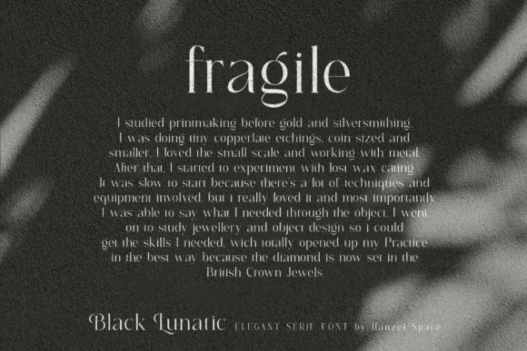 Black Lunatic Font - Preview 4