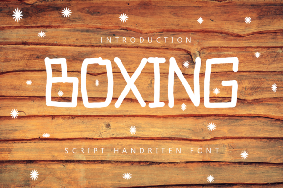 Boxing Polices d’Affichage Police Par GiaLetter