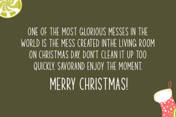 Christmas Respite Font PNG with transparent background - Preview 1