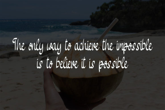 Coconut Jelly Font PNG with transparent background - Preview 2