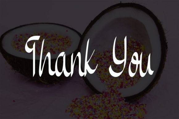 Coconut Jelly Font PNG with transparent background - Preview 4