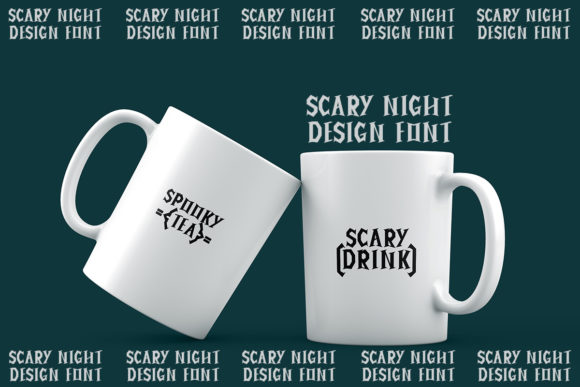 Creepy Night Font - Preview 2