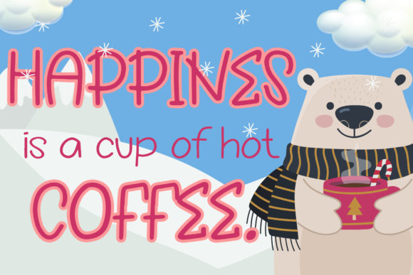 Cutie Bear Font PNG with transparent background - Preview 2
