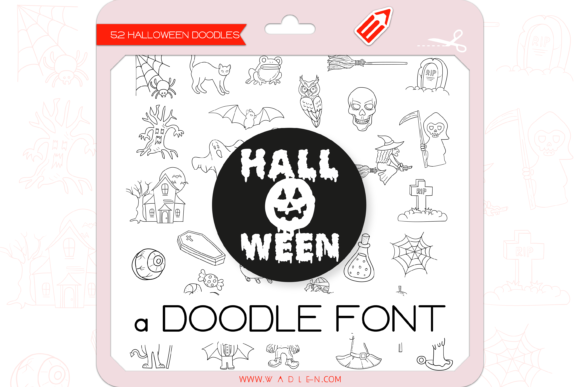 Halloween Dingbats Font By WADLEN