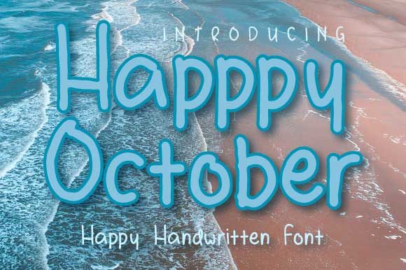 Happy October Font - Preview 1