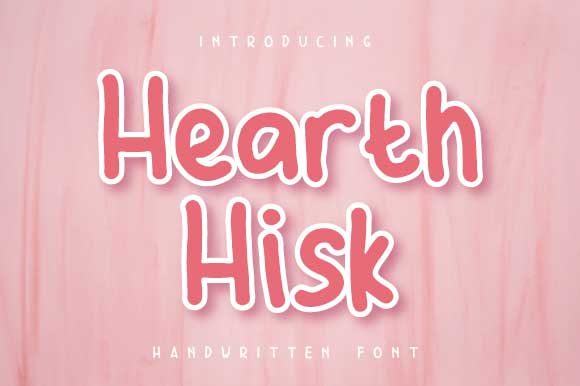 Hearth Hisk Font - Preview 1