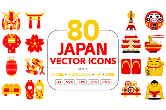 Japan Vector Icons