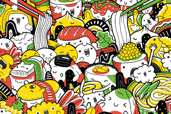 Japanese Food Illustration