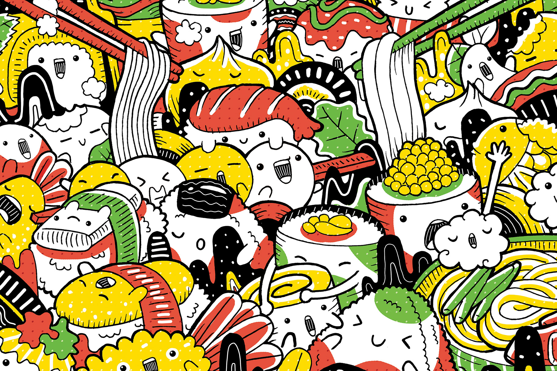 Japanese Food Illustration
