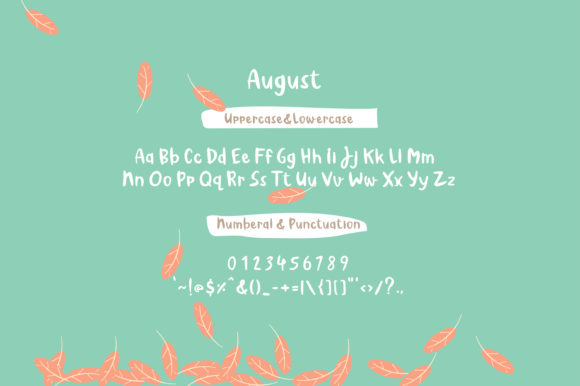 August Font - Preview 1