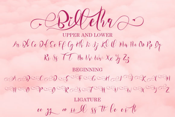Billetha Font - Preview 6