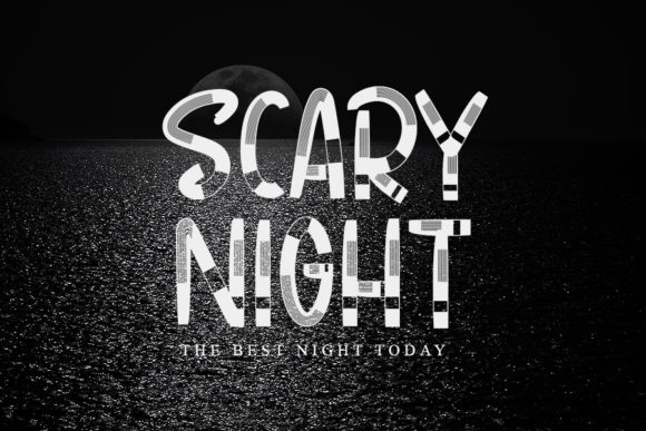 Black White Font - Preview 2