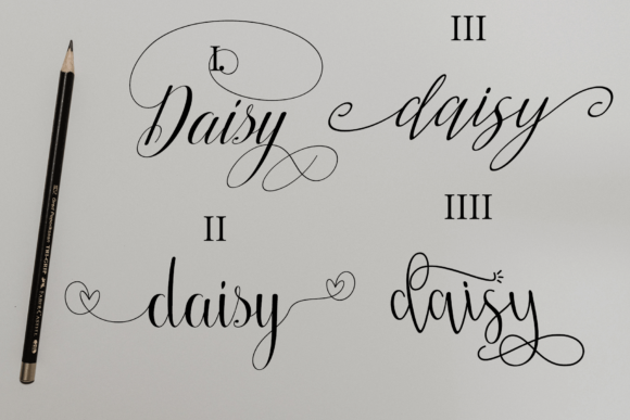 Daisy Font - Preview 1