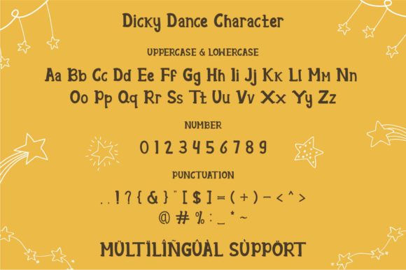 Dicky Dance Font - Preview 4