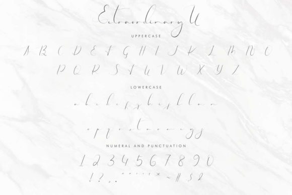 Extraordinary U Font - Preview 4