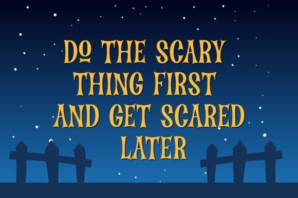 Haunted Night Font - Preview 1