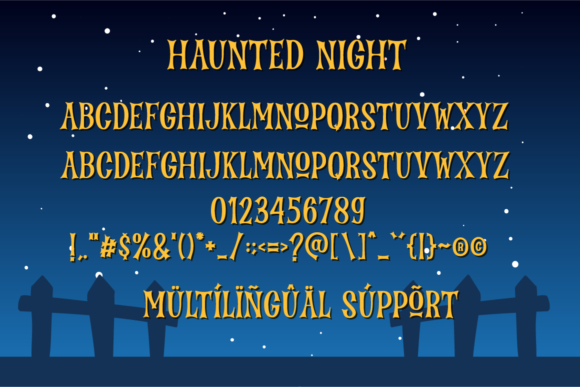 Haunted Night Font - Preview 5
