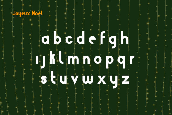 Joyeux Noël Font PNG with transparent background - Preview 1