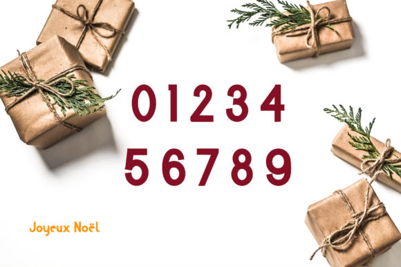 Joyeux Noël Font PNG with transparent background - Preview 2