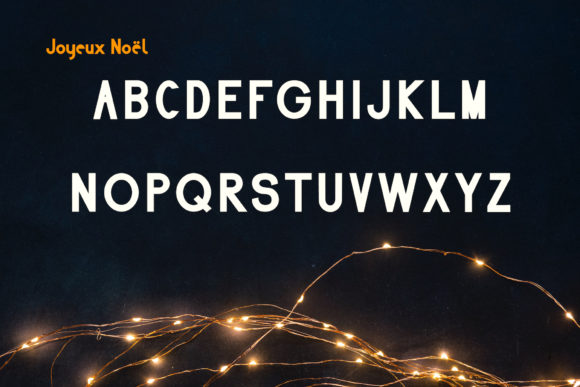 Joyeux Noël Font PNG with transparent background - Preview 4