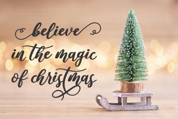 Love Christmas Font PNG with transparent background - Preview 2